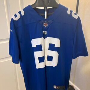 Men’s NY Giants Saquon Barkley Nike Royal Game Jersey